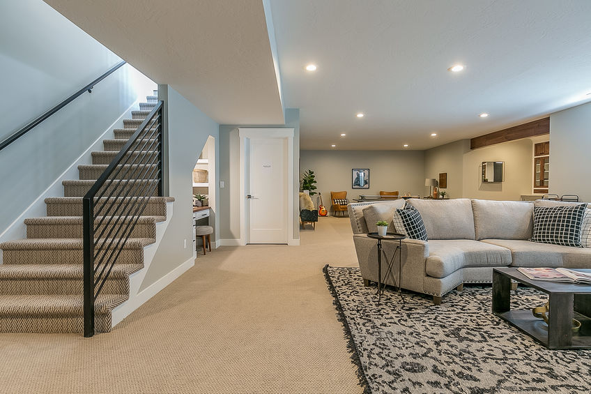 Newly renovated basement
